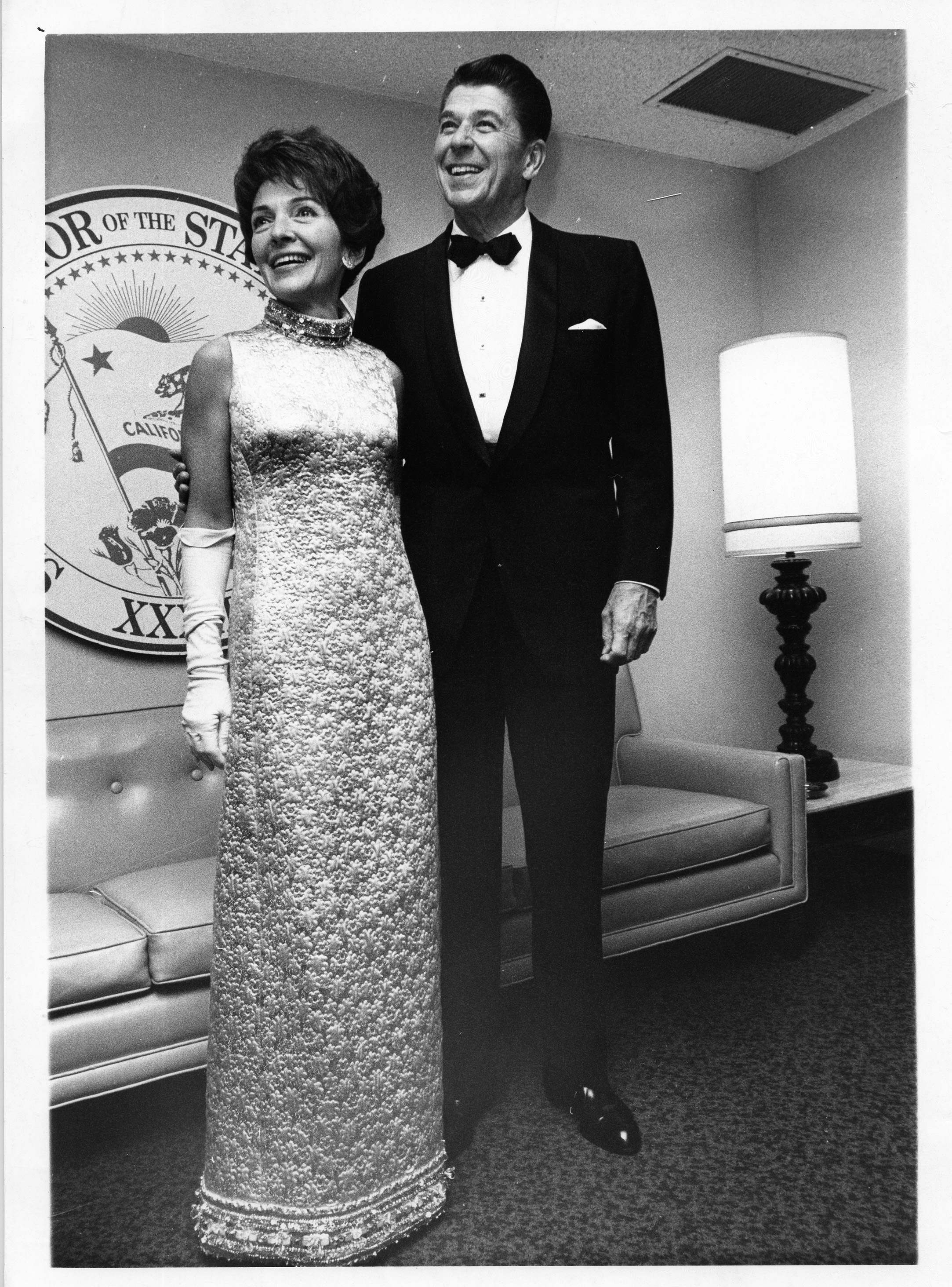 Reagans in formal clothes