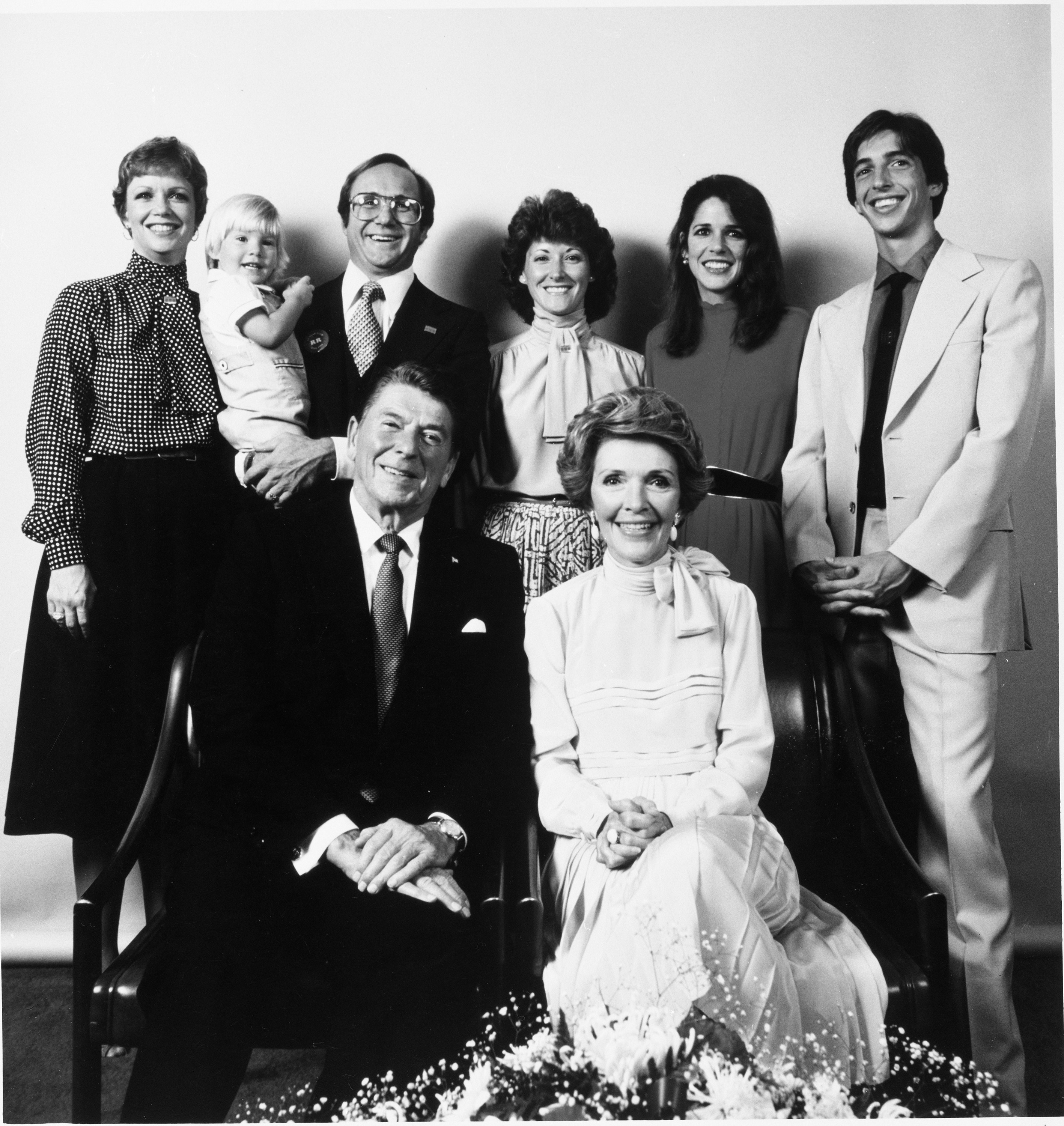 1980 Reagan Family Photo 