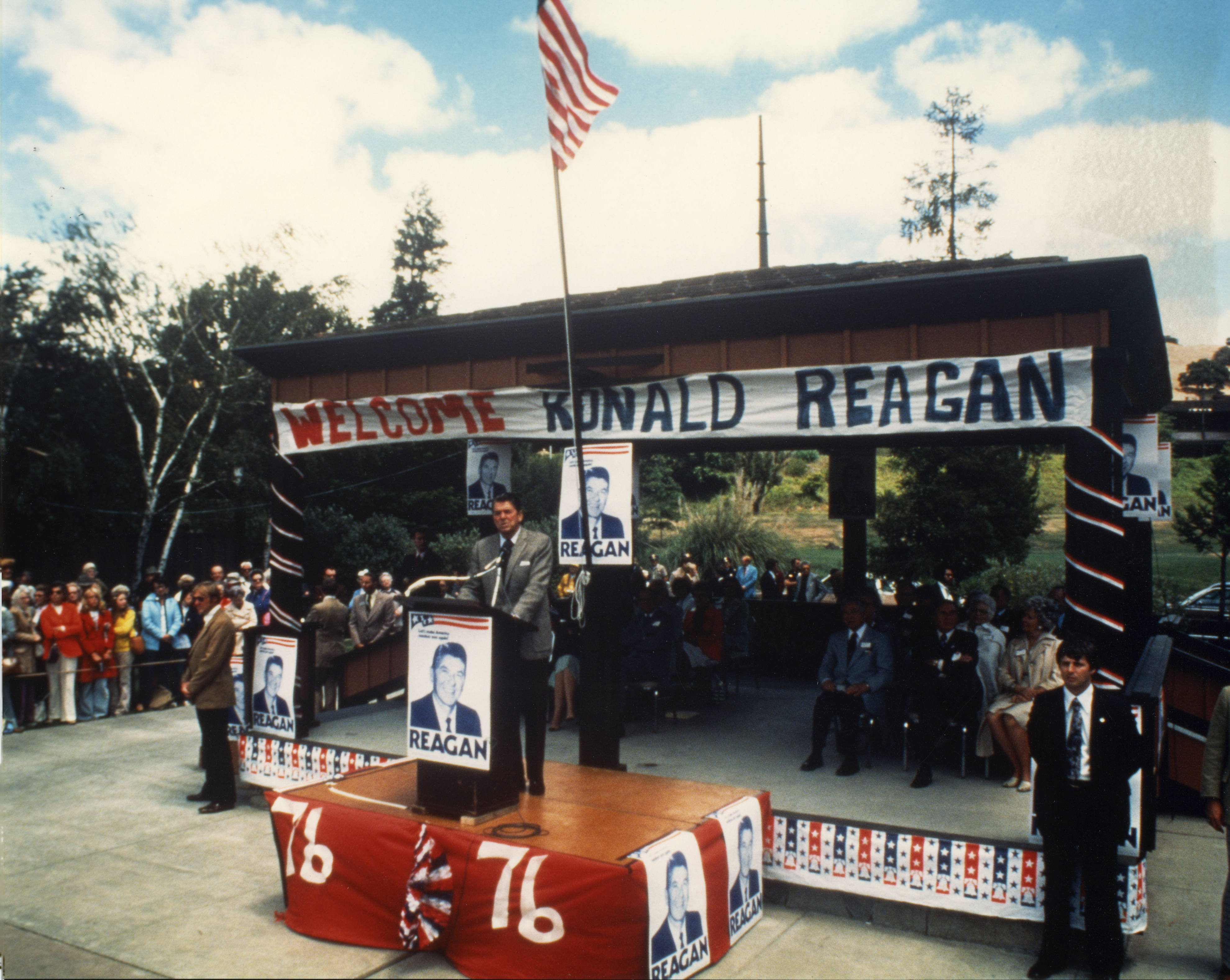 1976 campaign speech by Ronald Reagan at unknown location