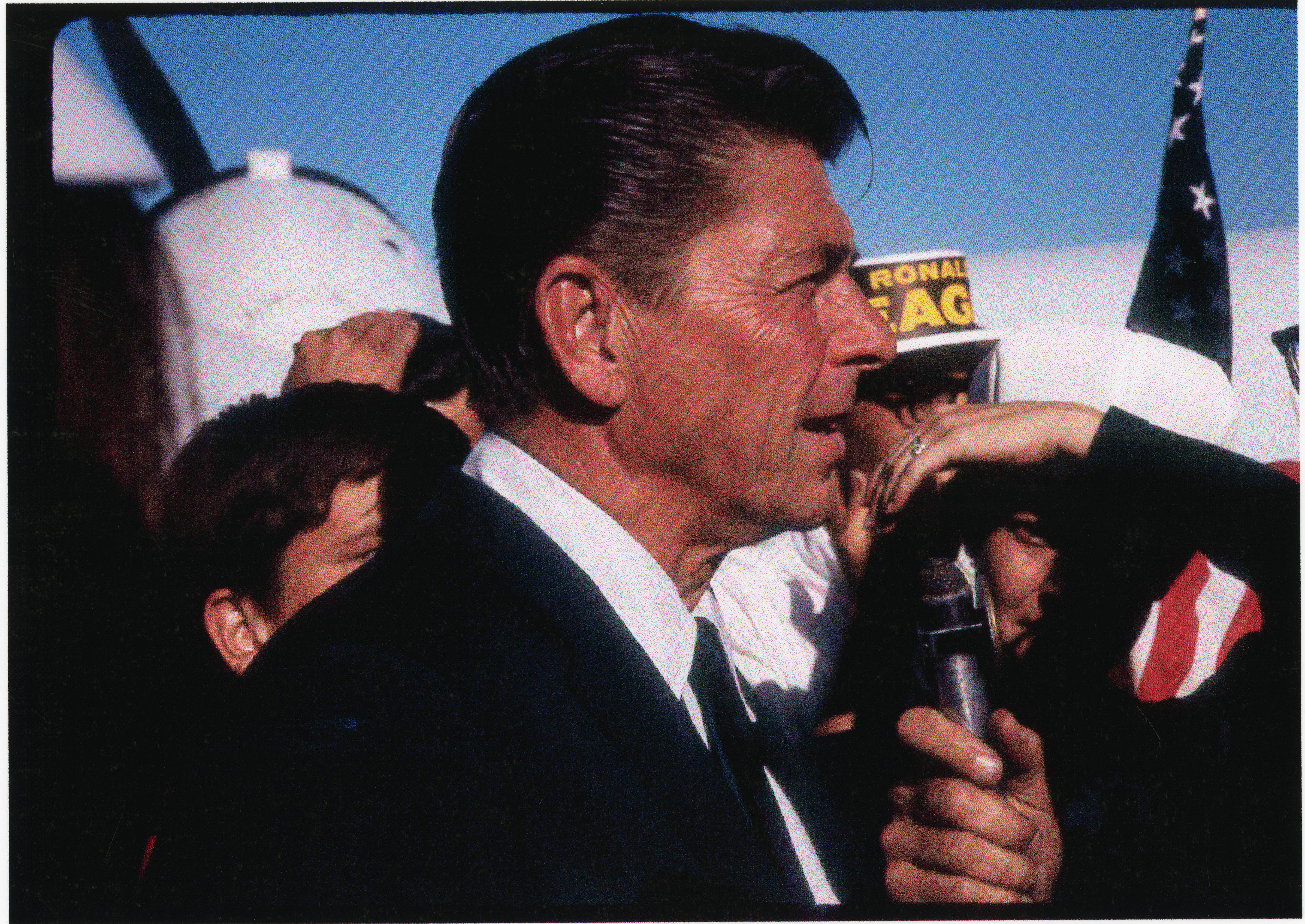 Ronald Reagan campaigning for Governor of California