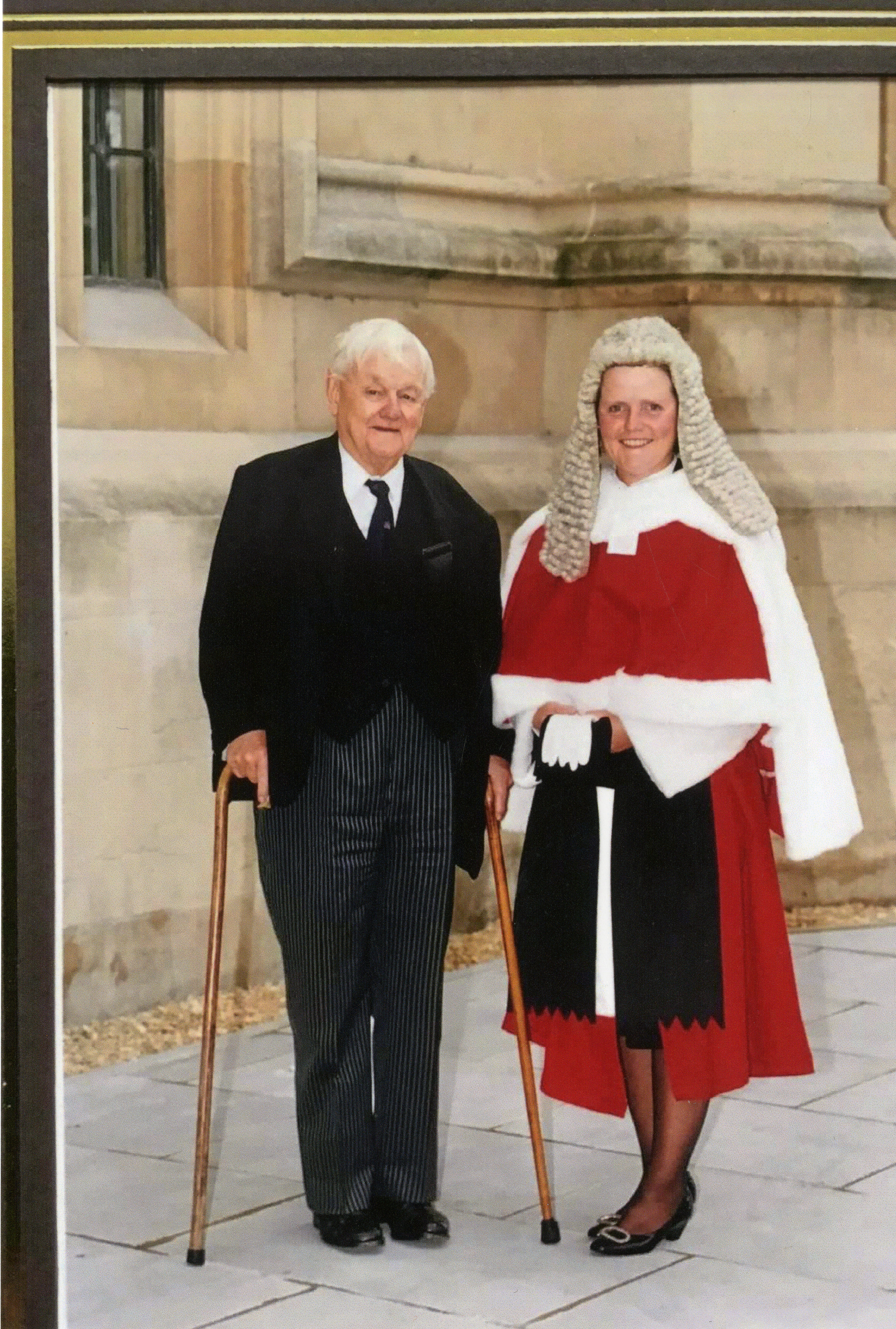 Lord Hailsham (Quintin Hogg) and his daughter Mary Hogg