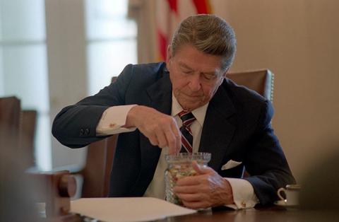 Ronald Reagan and His Jar of Jelly Beans